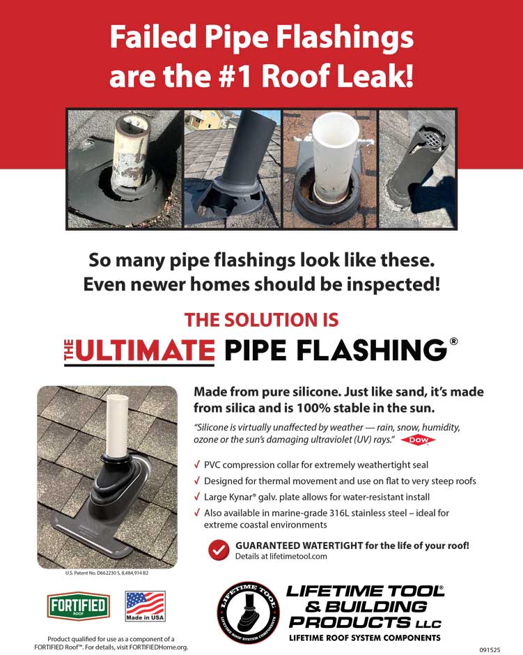 Homeowner Ultimate Pipe Flashing Flyer