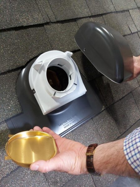 Removable cap for servicing