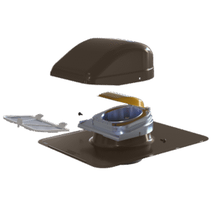 Ultimate 6" Kitchen Vent for Shingle Roofs