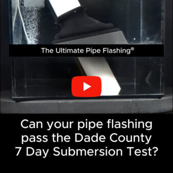 Ultimate Pipe Flashing® from Lifetime Tool® Submersion Tank Test Video